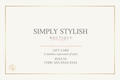 Simply Stylish Boutique Gift Card