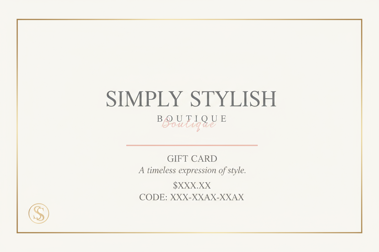Simply Stylish Boutique Gift Card